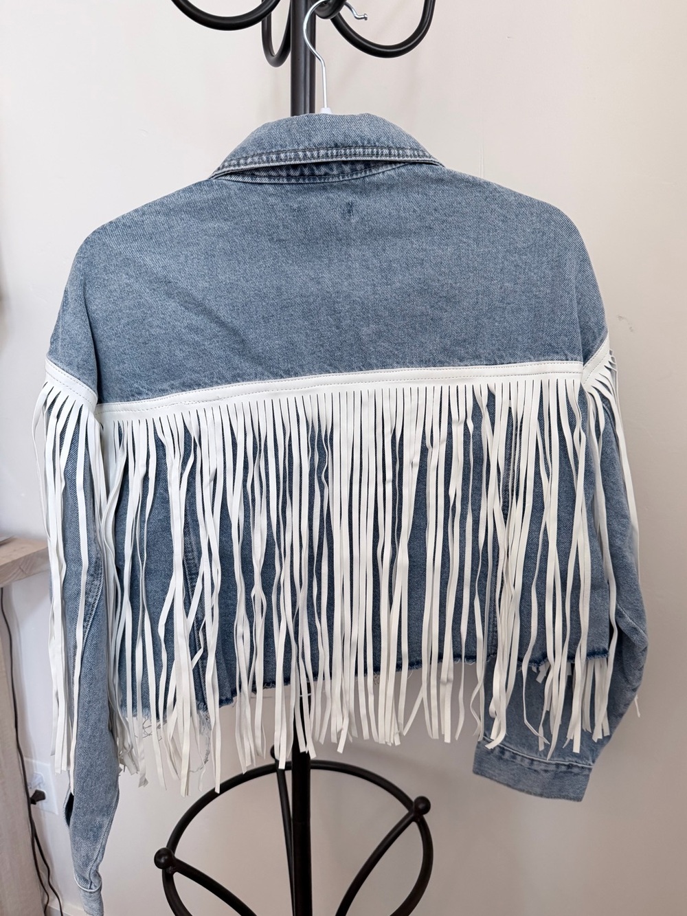 Western Fringe Jean Jacket